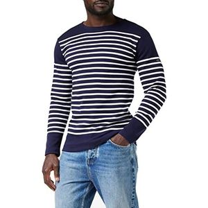 Armor Lux Zeeman ""Amiral"" voor heren, Schip/Wit, S