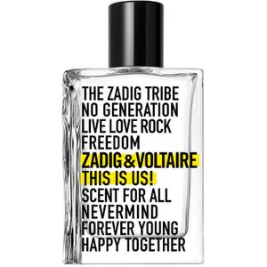 Zadig & Voltaire, This is Us! EdT Nat. Spray 100 ml Eau de Toilette