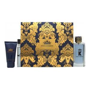 Dolce & Gabbana K Geschenkset 100ml EDT + 10ml EDT + 50ml Aftershave Balsem