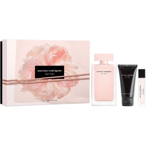 Narciso Rodriguez - For Her - Parfum Cadeauset - 100 ml - 50 ml - 10 ml