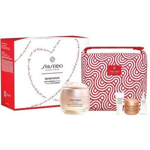 Shiseido Gezichtsverzorgingslijnen Benefiance Anti-rimpelritueel set Wrinkle Smoothing Cream 50 ml + Overnight Wrinkle Resisting Cream 15 ml + Wrinkle Smoothing Contour Serum 5 ml + Wrinkle Smoothing Eye Cream 3 ml 1 Stk. (€ 65,46 / 1 stuks)