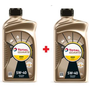 Total - Quartz 9000 - Motorolie - Geschikt voor Benzine- en Dieselmotoren