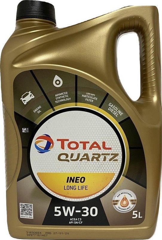 Motorolie TOTAL ENERGIES Quartz Ineo LL 5W30, 5L