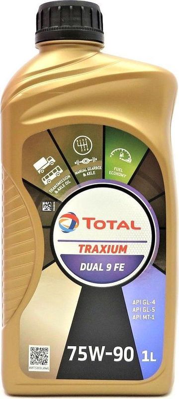 Total - Traxium Dual 9 FE 75W-90 - Synthetische Olie - Mechanische Versnellingsbakken