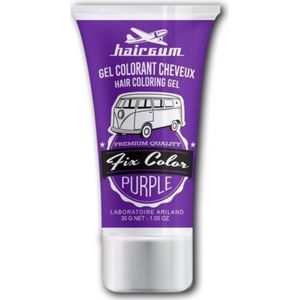 Niet-permanente kleur Hairgum Fix Color Paars Styling Gel (30 ml)