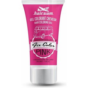 Niet-permanente kleur Hairgum Fix Color Roze Styling Gel 30 ml