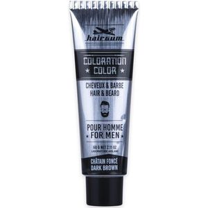Hairgum - Hair&Beard Colour - Donkerbruin - 60gr