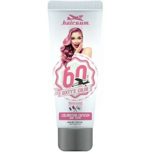 Semi-permanente kleurstof Hairgum Sixty's Color Roze (60 ml)