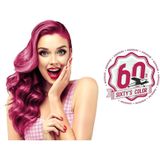 Semi-permanente kleurstof Hairgum Sixty's Color Mahonie (60 ml)