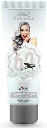 Semi-permanente kleurstof Hairgum Sixty's Color silver pink (60 ml)