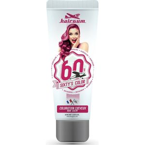 Semi-permanente kleurstof Hairgum Sixty's Color Wit (60 ml)