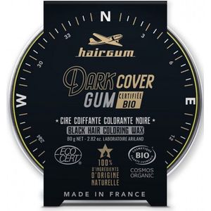 Hairgum - Dark Cover - Haarwax - Zwart - Plantaardige Ingrediënten