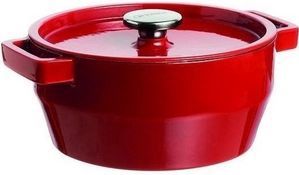 Pyrex  Slowcook Braadpan - Gietijzer - � 24 cm - 3.6 l - Rood