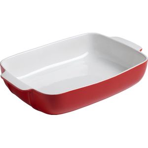 Ovenschaal Rechthoek, Rood, 30 x 22 cm - Pyrex | Signature