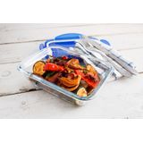 Schaal Rechthoek met Deksel, 3,3 liter - Pyrex | Cook & Go