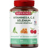 Vitamines A.C.E - Selenium - 150 Gélules
