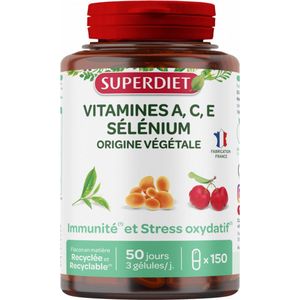 Vitamines A.C.E - Selenium - 150 Gélules