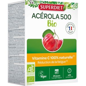 Superdiet Acerola 500 Bio 24 Tabletten