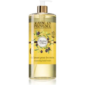 JEANNE EN PROVENCE - Handwasgel - Divine Olive - Pompfles 1 L - Natuurlijke Ingrediënten