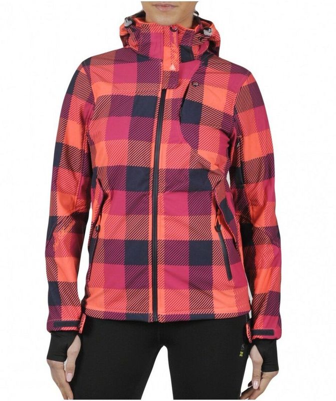 Peak Mountain - Aveny - Softshell Jacket - Met Print - Dames - Waterdicht - Ademend