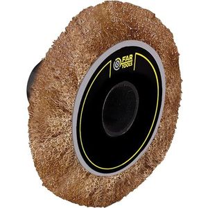 FARTOOLS - Messingborstel - Bruin - 65 mm Diameter - Blisterverpakking