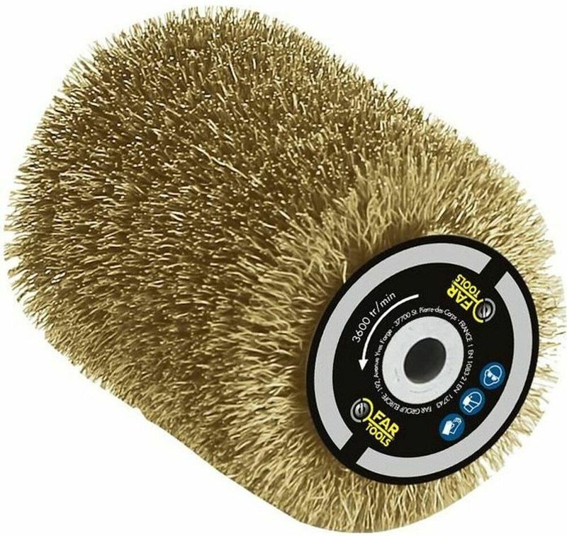 Fartools - Abrasieve Borstel - Ø 80 mm - Messing