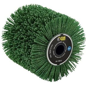 Nylon schuurborstel, korrel 36, Ø 120 mm/L100 mm