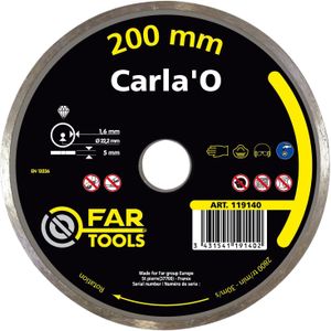 Fartools - Slijpschijf Carla of hq kobaltblauw Ø 200 x 5 x 22,5