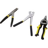 Fartools - Sheet Metal Trimmer - 3 Stuks - Ergonomisch Handvat - Zwart
