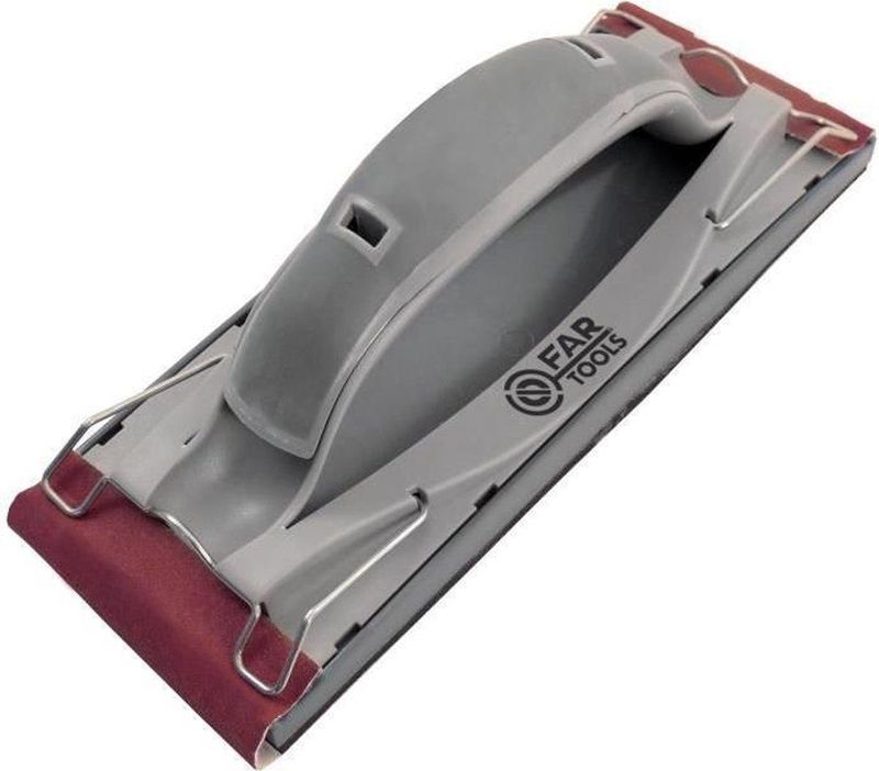 FARTOOLS - Handmatige Schuurplaat - 225x85 mm - Ergonomische Grip - Stevig Ontwerp