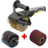 FARTOOLS - REX120C - Renovator - 1300W - Voor Hout Metaal en Steen - Inclusief Nylon Borstel en Spanbanden