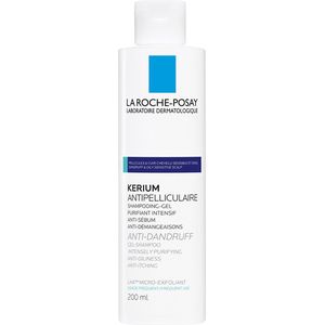 La Roche-Posay - Kerium Gel Shampoo - Anti Dandruff - 200ml - Voor Gevoelige Hoofdhuid