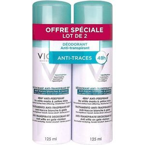 Vichy - 48h Anti-Transpirant Anti-Traces Duoset Deos 250 Ml