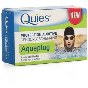 Quies Aquaplug Oorbescherming 1 Paar Herbruikbaar