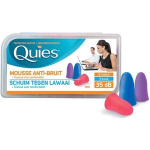 Quies Oordoppen Mousse Disco 3 Paar  -  Quies