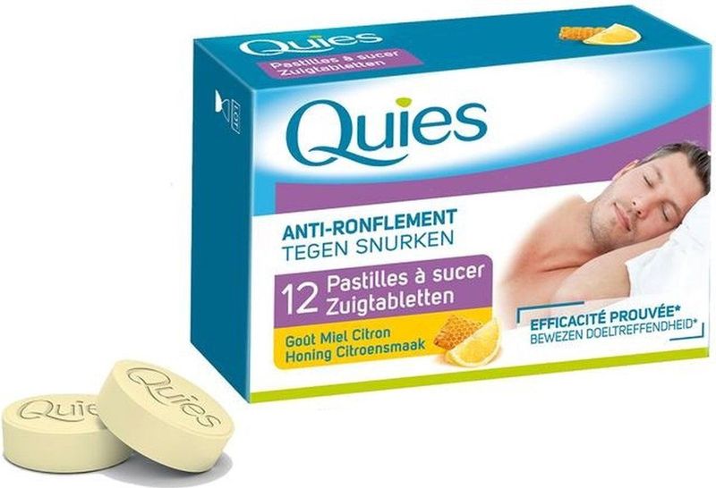 Quies A/snurk Citrus Nf Zuigpast 12