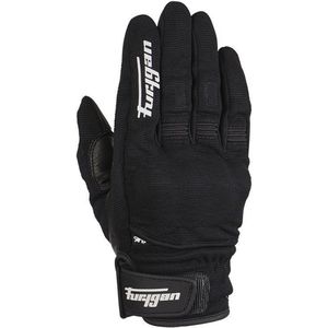 FURYGAN JET D3O BLACK WHITE MOTORCYCLE GLOVES-S - Maat S - Handschoen