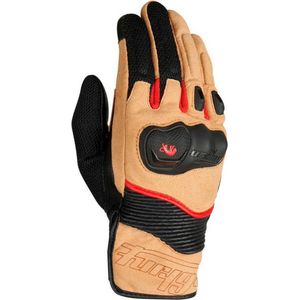 Furygan Dust D3O Zand Zwart Rood - Maat M - Handschoen