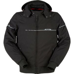 Sektor - Motorjack - Zwart - Softshell-Textiel - Waterdicht en Ademend