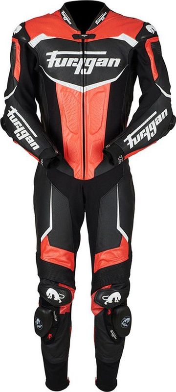 Furygan - Overtake - Leren Pak - Zwart - Ergonomisch Ontwerp