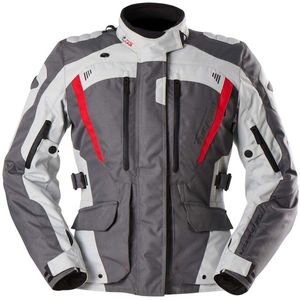 Furygan - Apalaches Lady Evo - Motorjack - Grijs-Perle-Rood - XXL