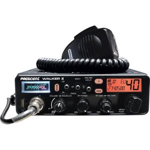 CB President Walker II ASC - 40 Kanalen - AM/FM - LCD Display