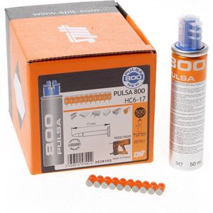 17 mm Spieß HC6 søm, inkl Gas - (500 stk.)