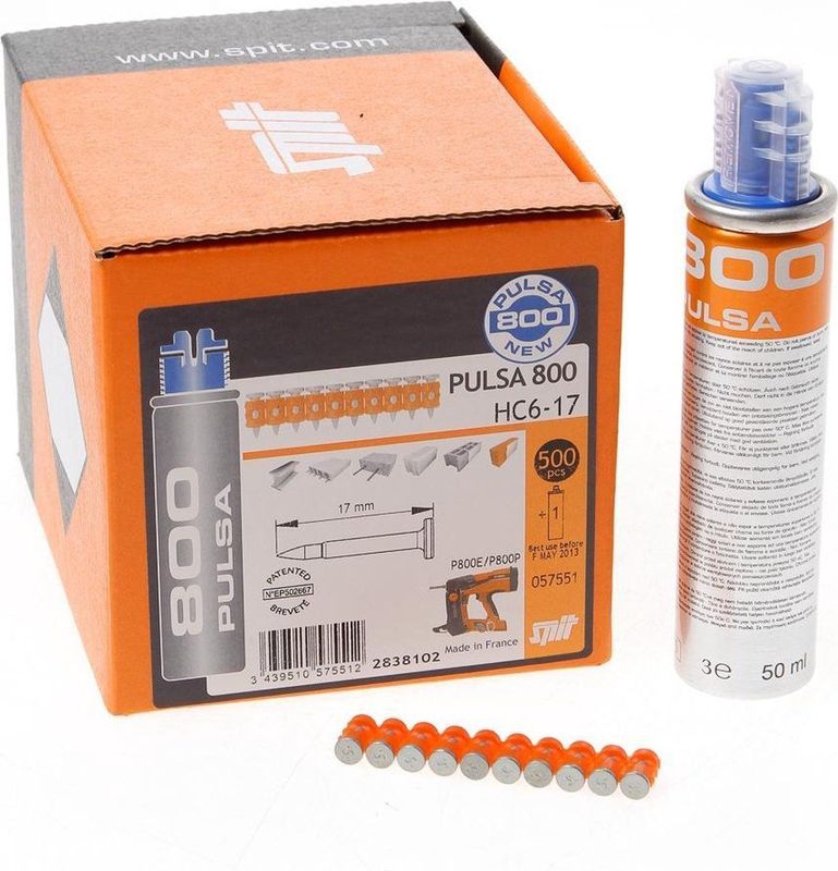 Spit Pulsa Nagel HC 6 X 17mm + Gas P800