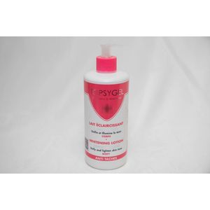 HT26 500 ml TOPSYGEL Lait Éclaircissant Corps – Bodylotion Verhelderend & Anti‑Taches – Unifie de Teint – Met Glycérine, Aloë Vera & Amandelolie – Hydrateert & Egaliseert –