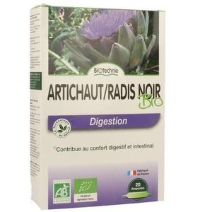 Biotechnie - Bio Artisjok-Zwarte Radijs - Drinkbare Ampoules - 20x10