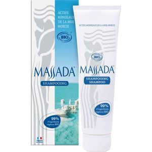 Massada - Zachte shampoo – biologische en milieuvriendelijke cosmetica op basis van Dode Zeezout en rozenwater – geschikt voor alle haartypes, mannen en vrouwen – 150 ml