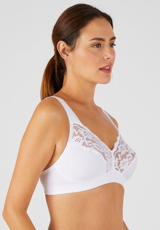 Damart - Bralette - Katoen/Polyamide/Elastaan - Zwart