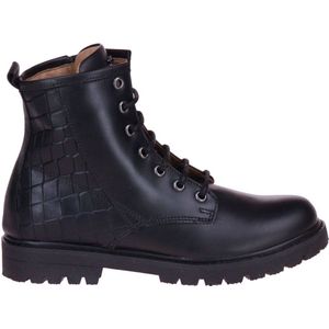 Stones & Bones Basis Zwarte Veterboot