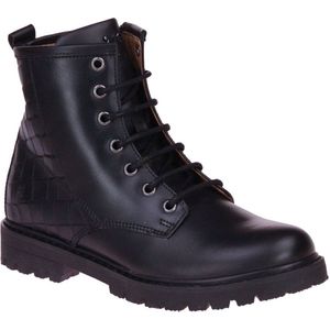 Stones & Bones Basis Zwarte Veterboot